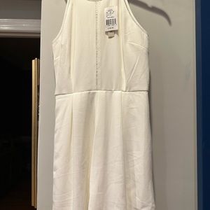 New with tags! Juniors Speechless eggshell halter style skater dress size small